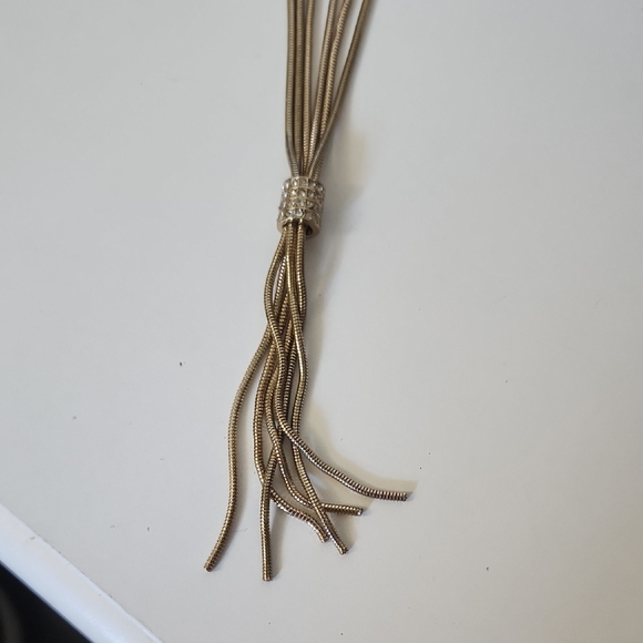 Anne Klein Jewelry - SOLD Gold Tassel Necklace